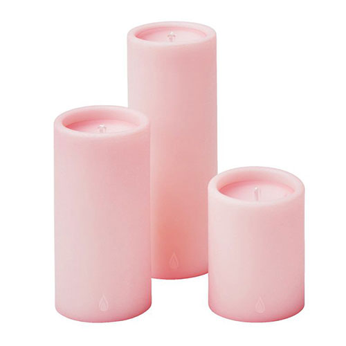 ピラーキャンドル ピンク
