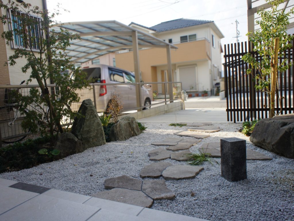 和風のお庭ににもココマがマッチ　守山市