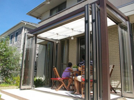 休日には家族でブランチ。