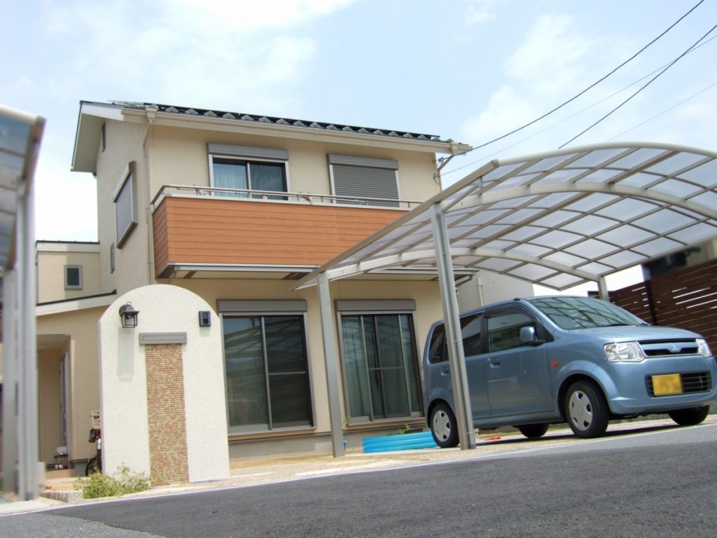 ツインポートで２台らくらく駐車　栗東市