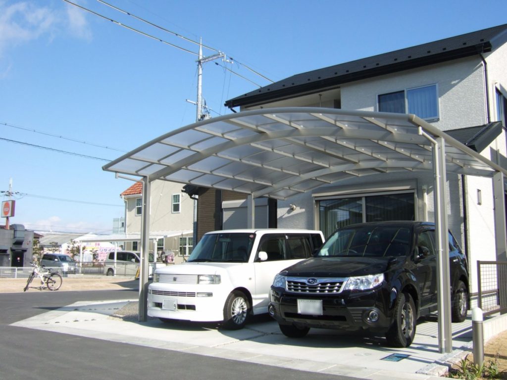 モダン和風のシンプル外構　栗東市