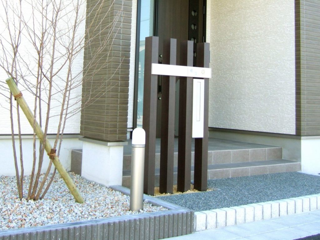 モダン和風のシンプル外構　栗東市