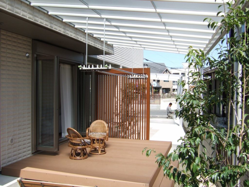 子供達が集うエクステリア　草津市