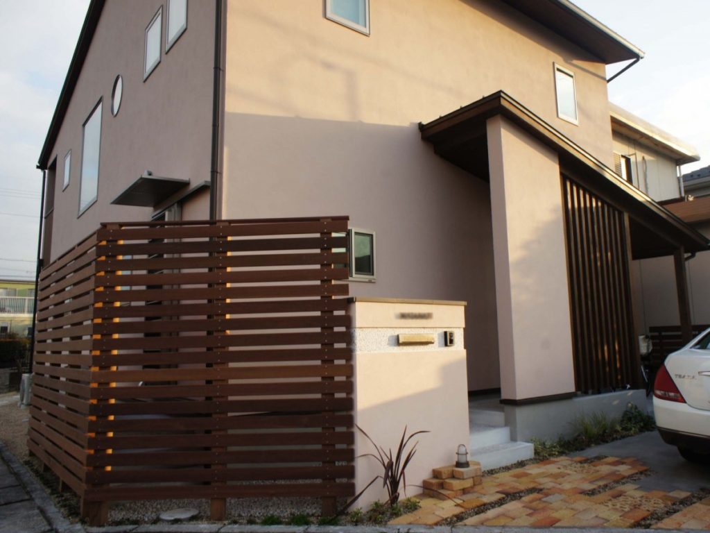 レンガがステキナチュラル外構　守山市