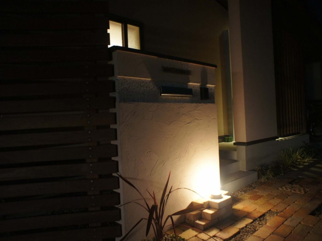 レンガがステキナチュラル外構　守山市