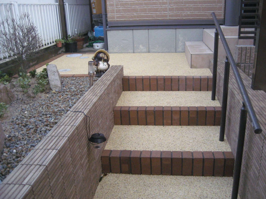 クローズ外構　～既存物を活かして～　大津市