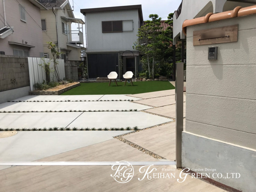 広い敷地が息を吹き返したように！　甲賀市