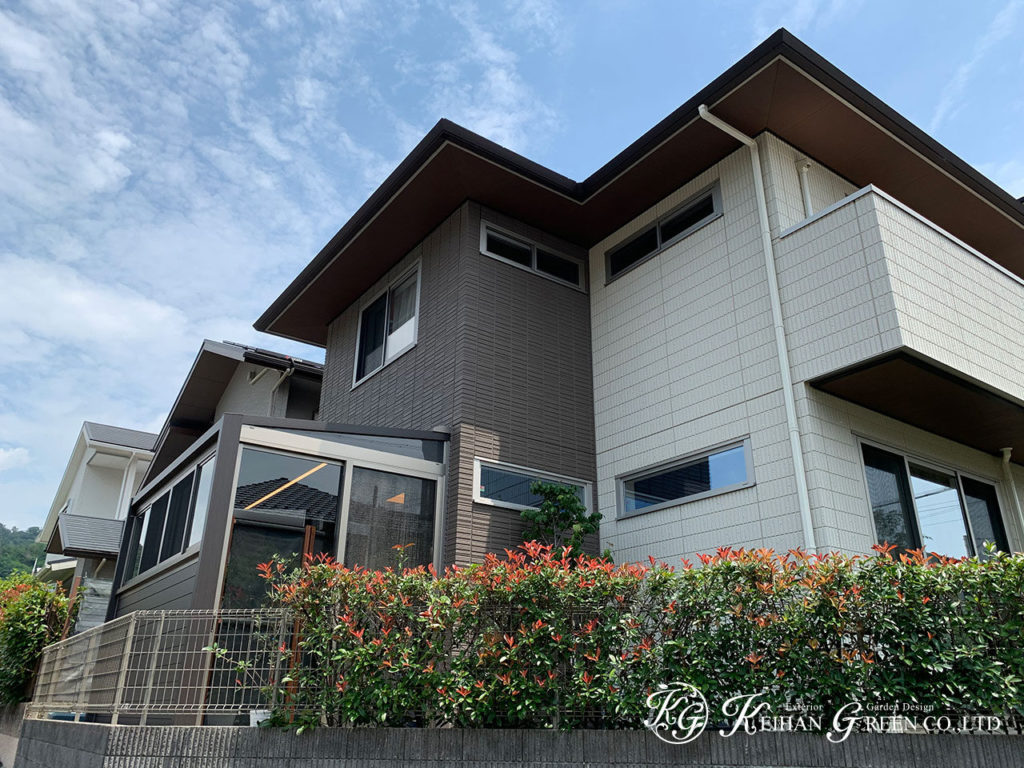 ワンちゃんのためのガーデンルーム　京都市