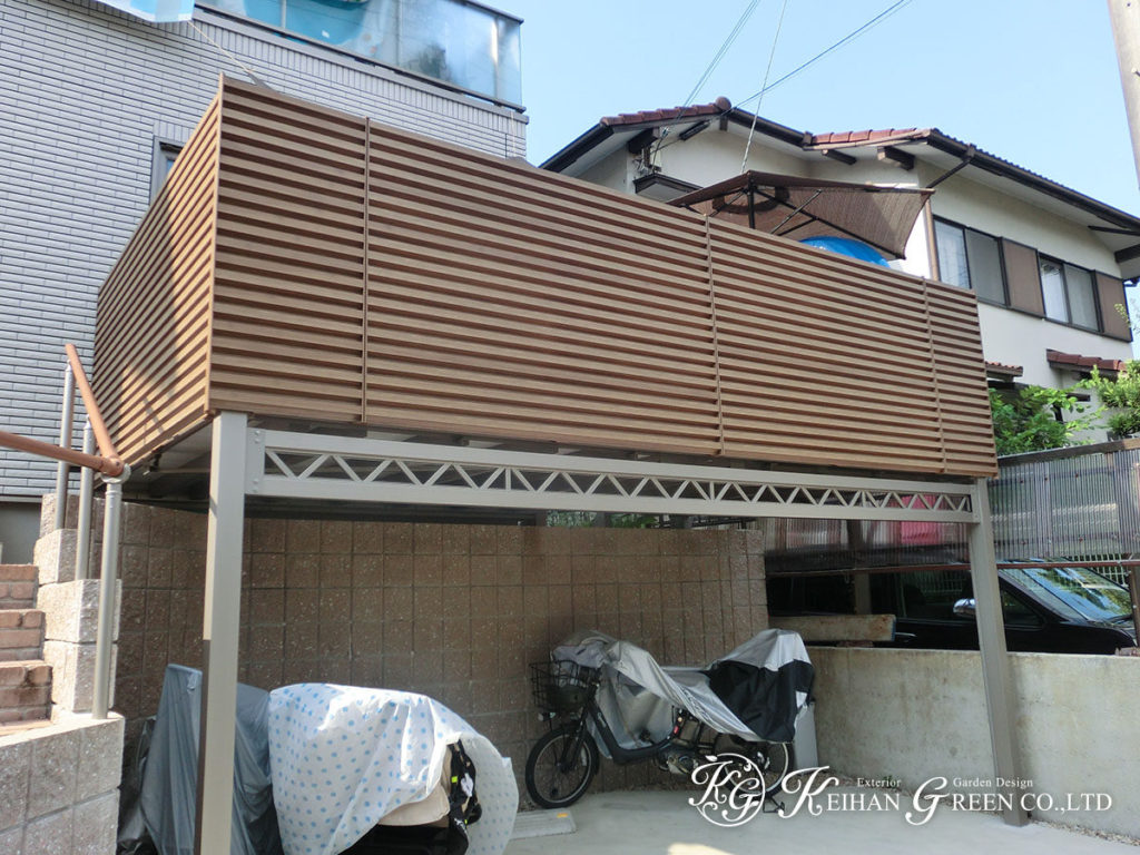 美しく快適な空間を生むバルコニー　草津市