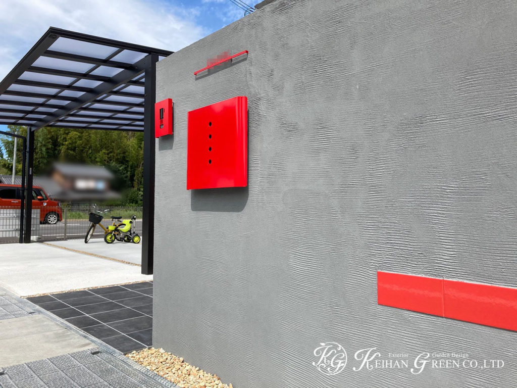 お客様のこだわり・かっこよさを追求した外構デザイン　湖南市