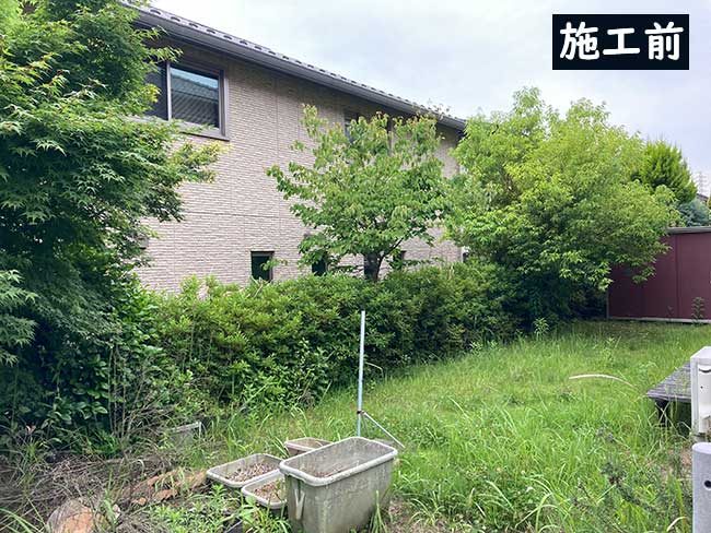 雑草対策には人工芝が一番 京阪グリーン 滋賀 京都 大阪のエクステリア ガーデン 外構工事