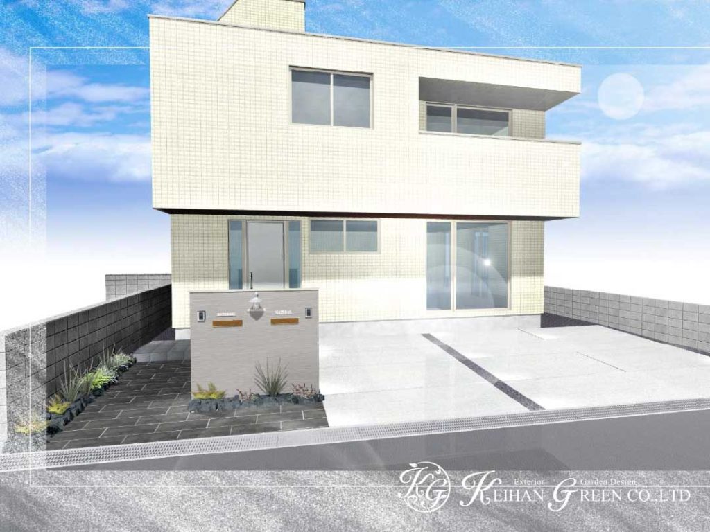 落ち着いた高級感あふれる門まわり