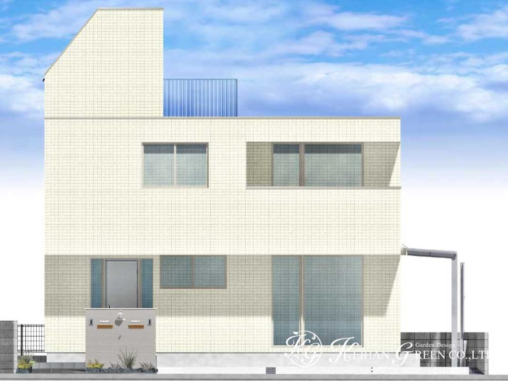 落ち着いた高級感あふれる門まわり