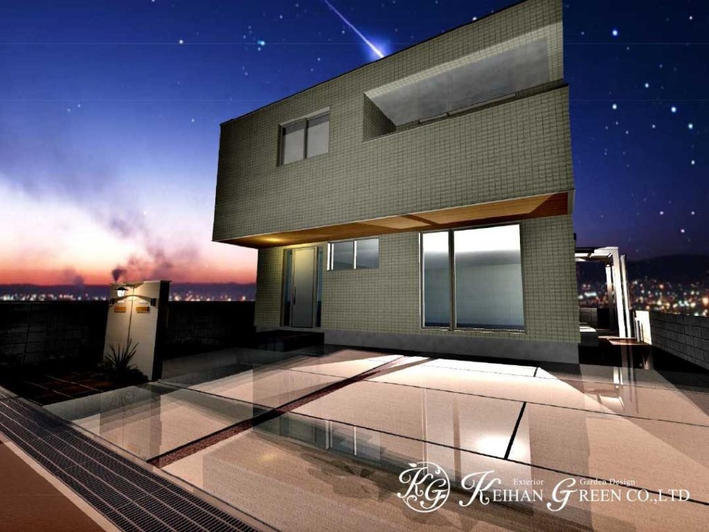 落ち着いた高級感あふれる門まわり