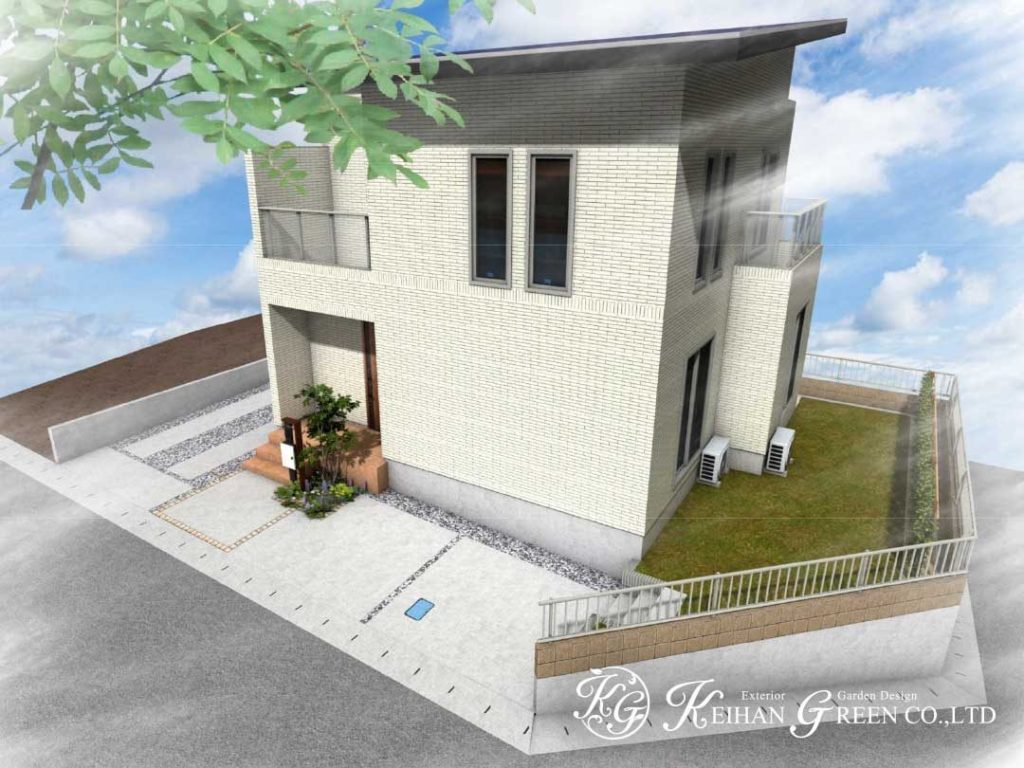 一条工務店の新築外構