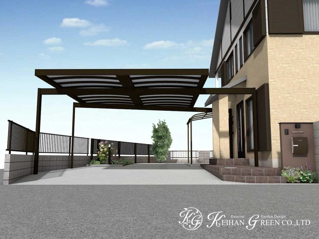 ”新・空間自由形”カーポート