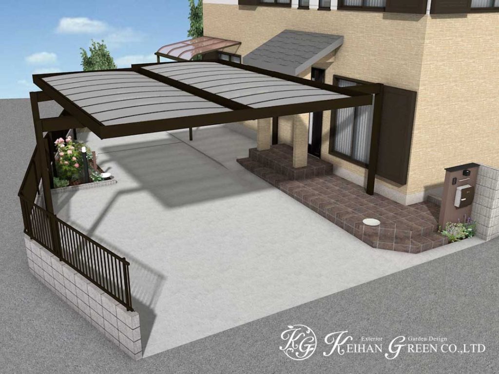 ”新・空間自由形”カーポート