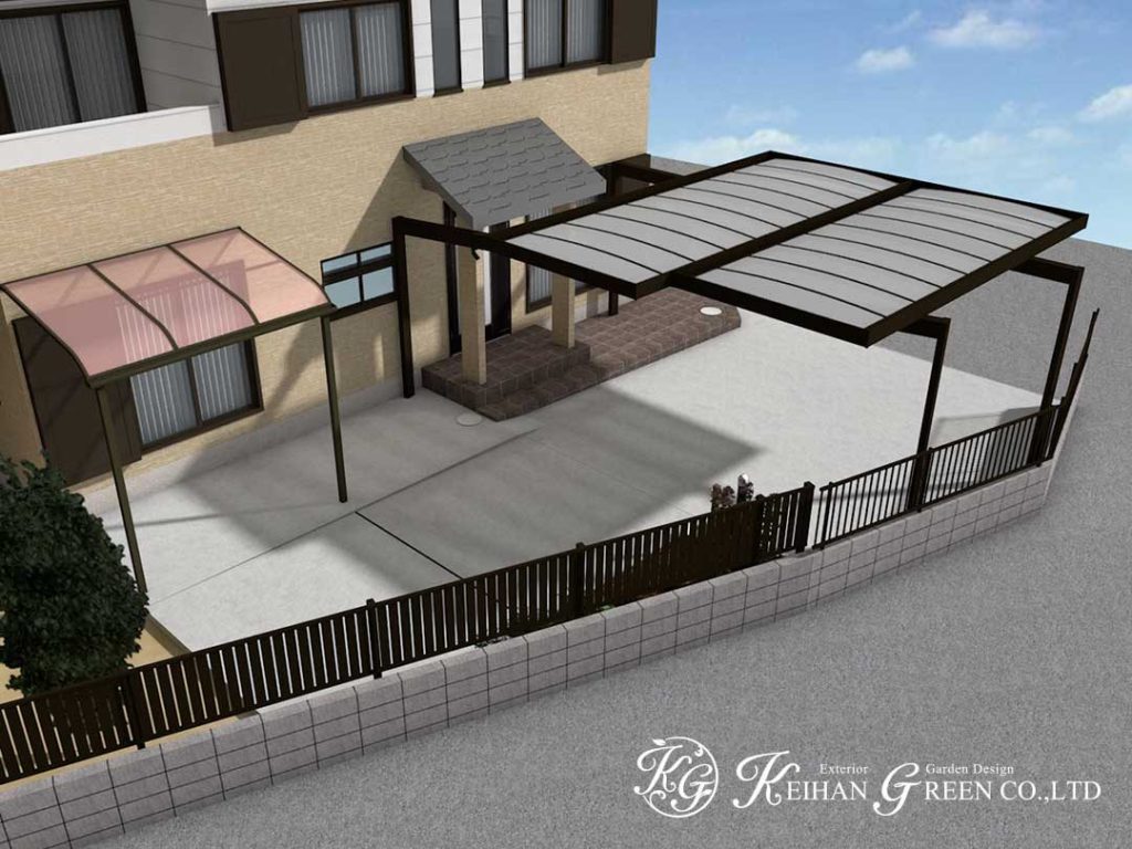 ”新・空間自由形”カーポート