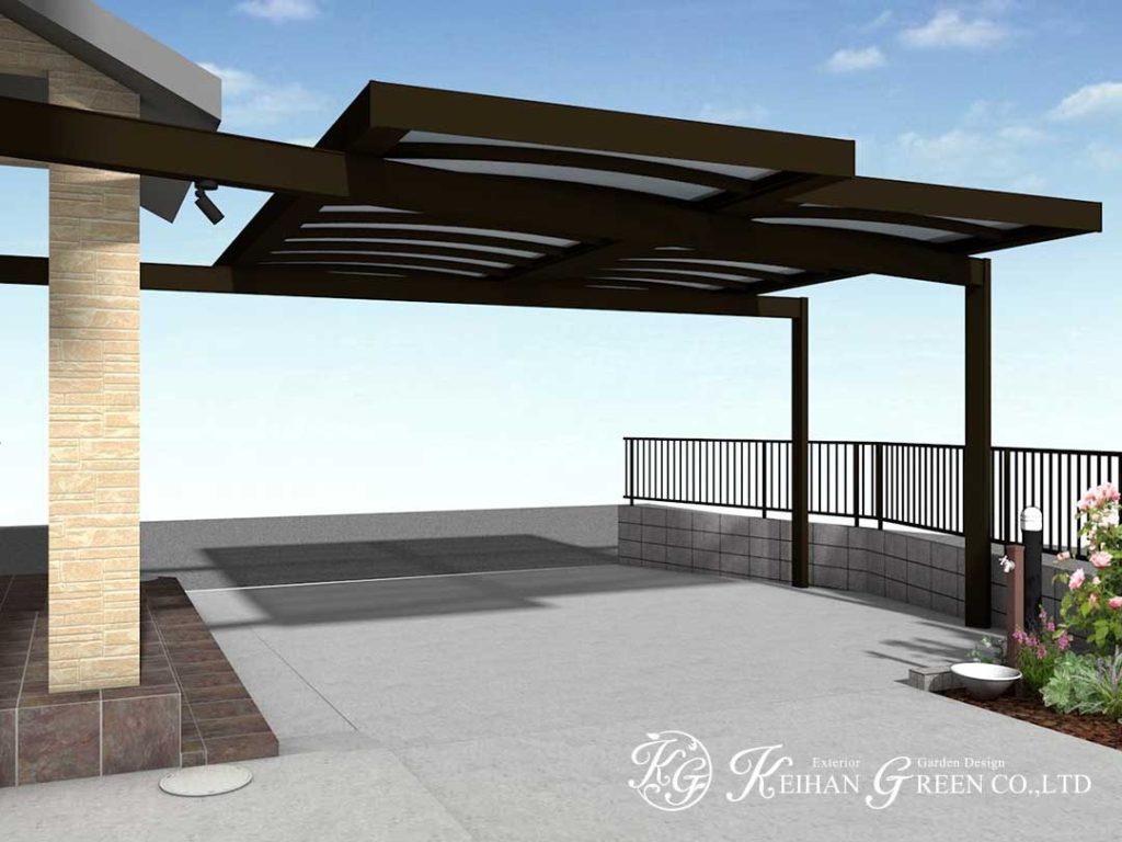 ”新・空間自由形”カーポート