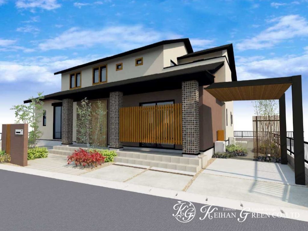 暮らしを彩る和モダンなプライベートスペース