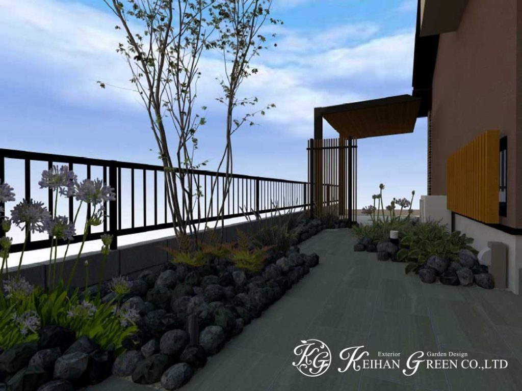 暮らしを彩る和モダンなプライベートスペース