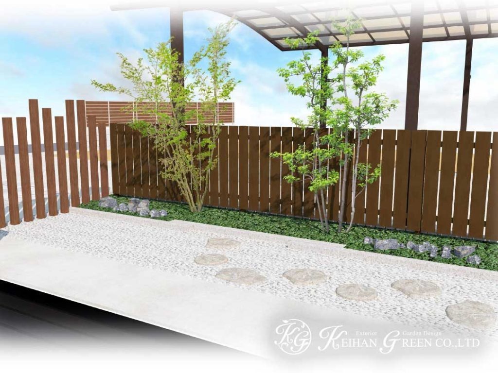 Gスクリーン+Ｇフレームを使ったエントランス