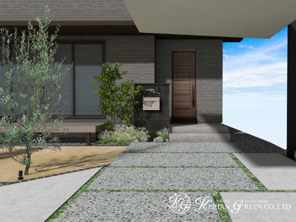 グレーをメインとしたシックなデザイン