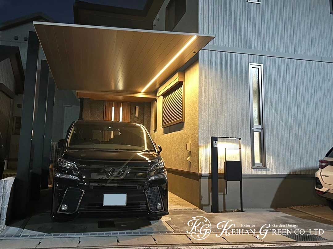 夜の愛車を美しくライトアップ　京都市