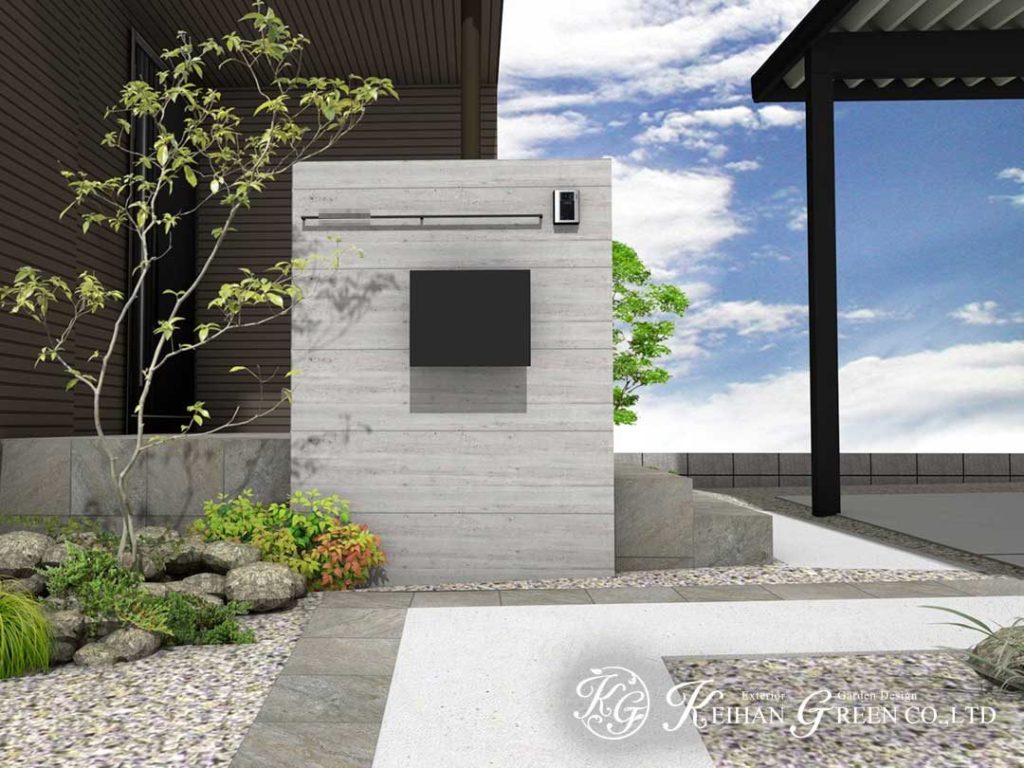 植栽を最大限に感じられるプランニングに