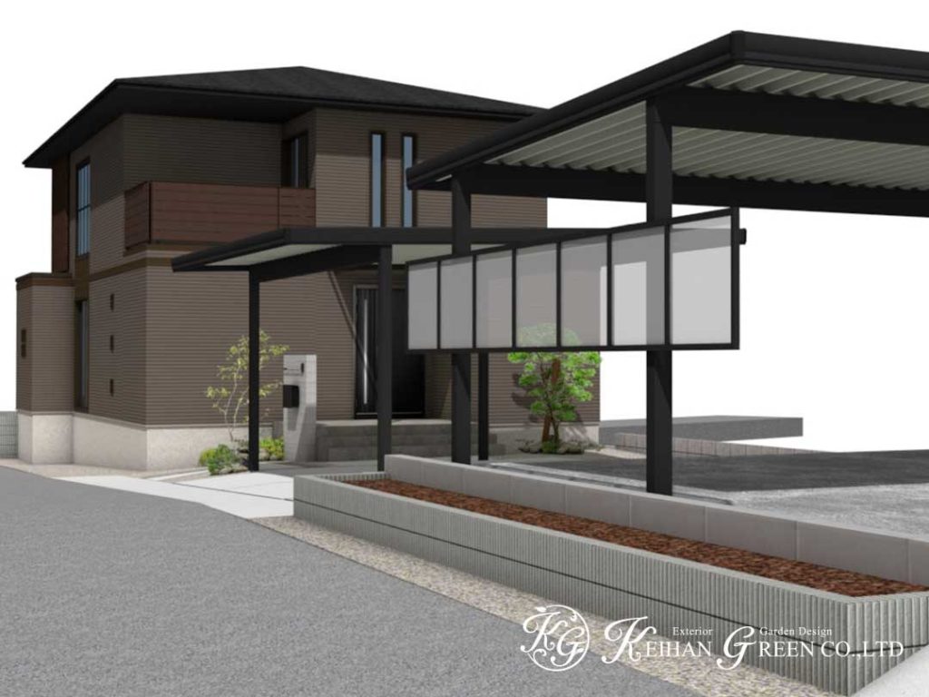 植栽を最大限に感じられるプランニングに