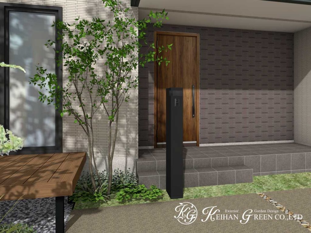 ナチュラル感たっぷり、プライバシーと開放感を両立した理想の外構プラン