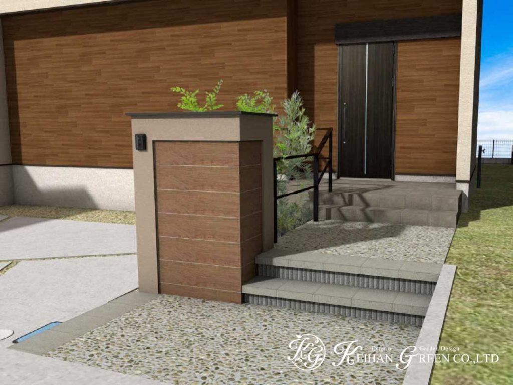 機能性と美観を兼ね備えたエントランスデザイン