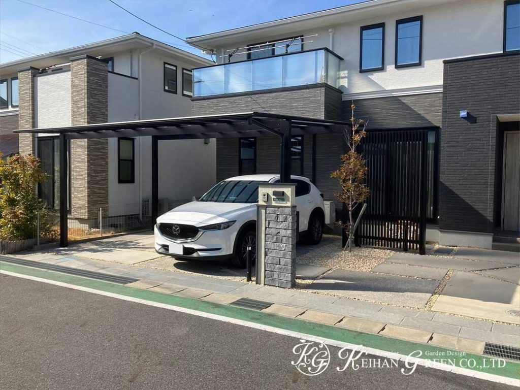 使いやすく生まれ変わった外構リフォーム事例　草津市