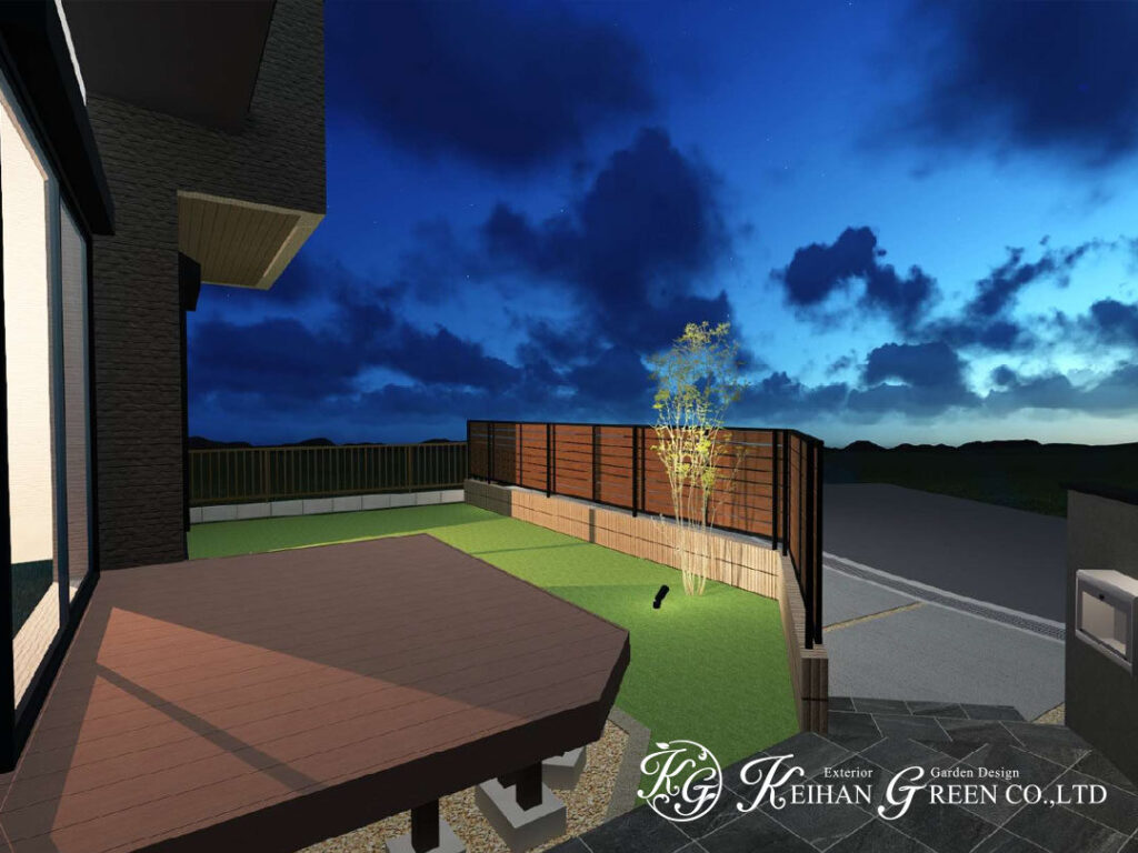 シンプル＆上質。暮らしやすさをデザインした外構プラン