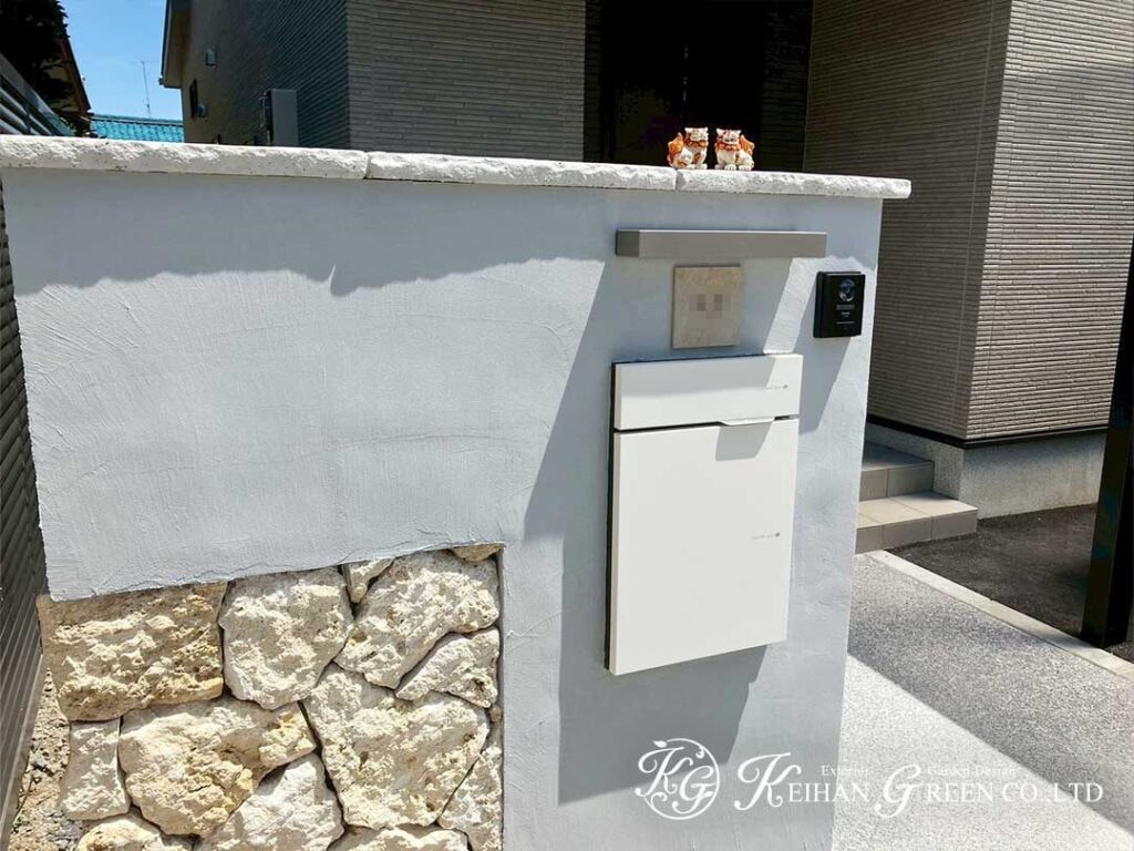 素材の質感を活かした上質なエクステリア 　大津市