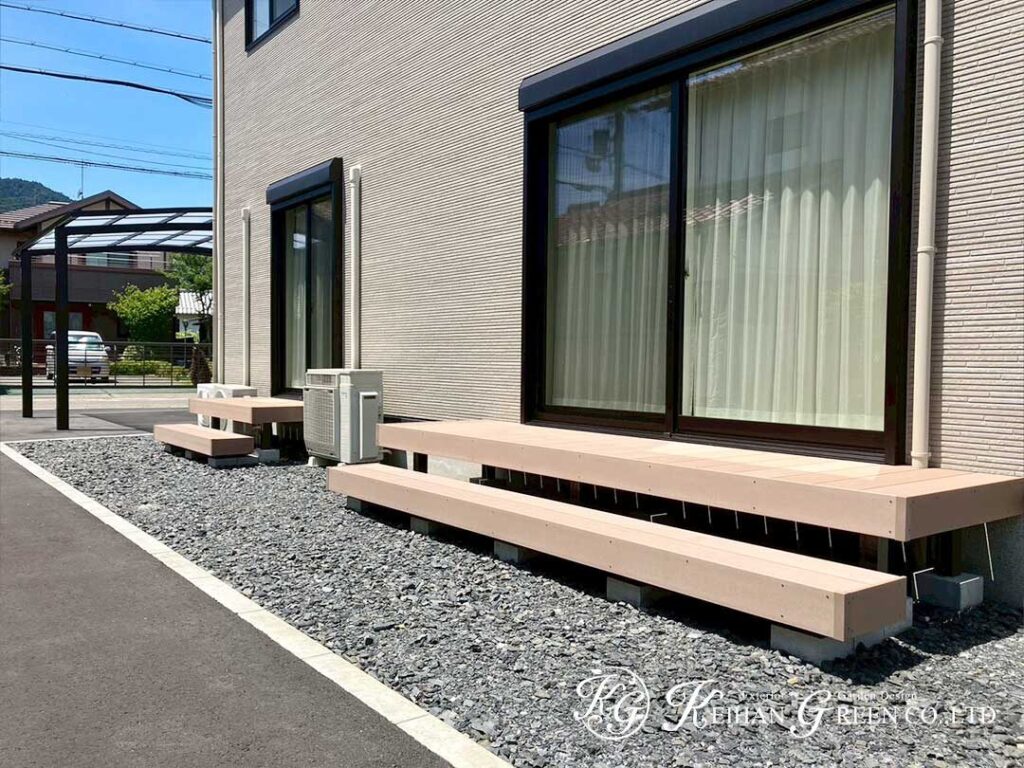 素材の質感を活かした上質なエクステリア 　大津市