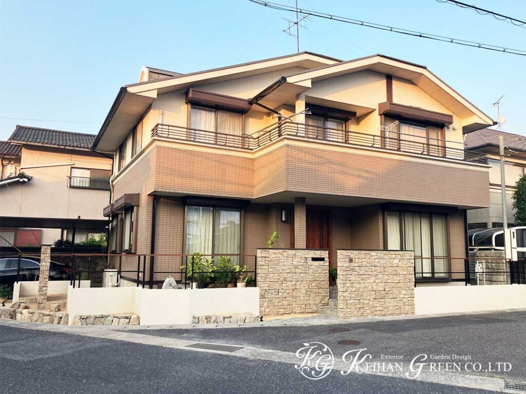 外構リフォームで住まいの表情を一新　大津市
