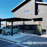 見せるファサードとくつろぎの庭を両立した外まわり　近江八幡市