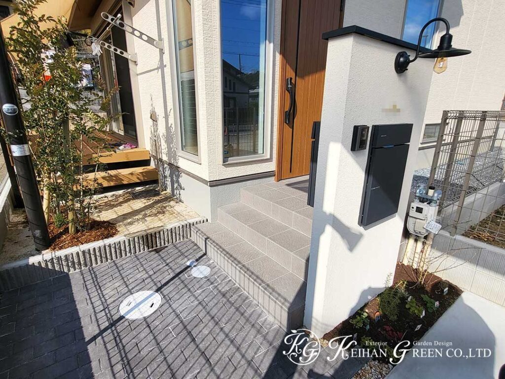 生活目線でつくる、長く心地よい住まいの外構　京都市