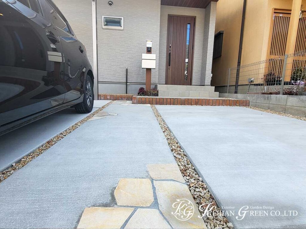 暮らしに寄り添うシンプル＆ナチュラルな外まわり　京都市