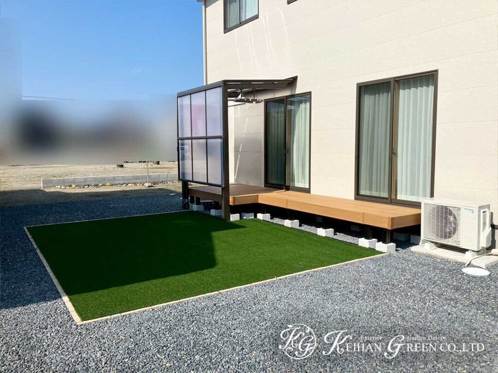 シンプルだからこそ心地いい、住まいの第一印象　野洲市