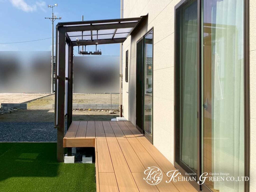 シンプルだからこそ心地いい、住まいの第一印象　野洲市