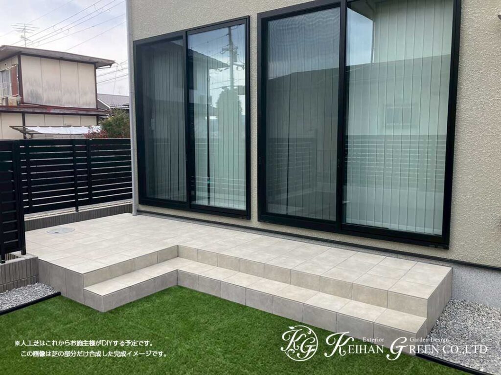 余白が心地よい、整った外まわり　野洲市