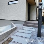建物に調和する、落ち着いた外構デザイン　大津市