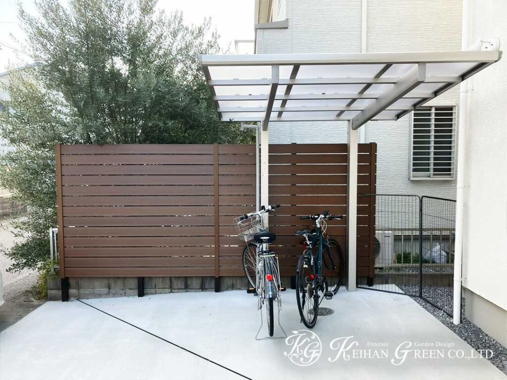 家族もペットも快適に過ごせる外構づくり　東近江市