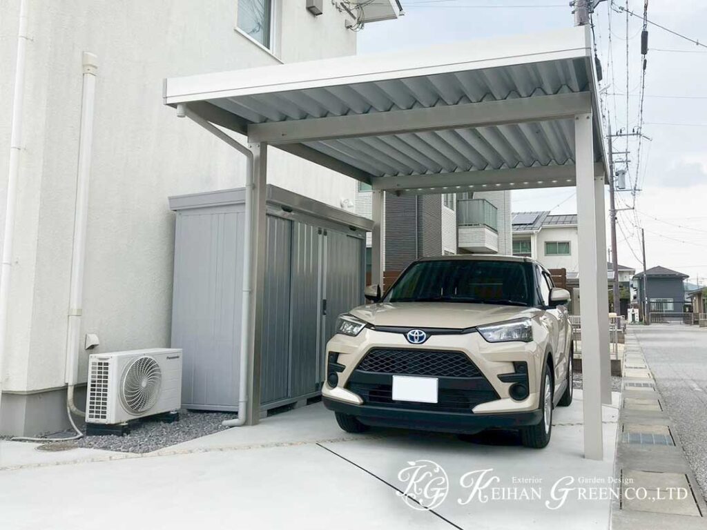 家族もペットも快適に過ごせる外構づくり　東近江市