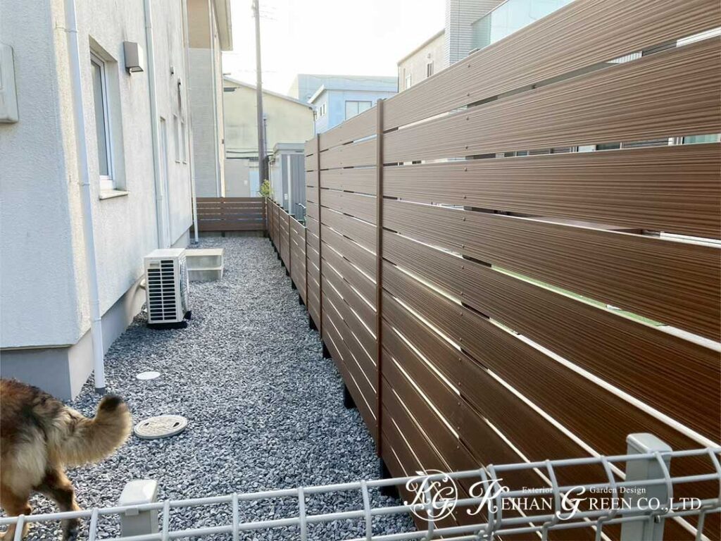 家族もペットも快適に過ごせる外構づくり　東近江市