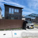 目隠しと開放感を両立した新築外構　大津市