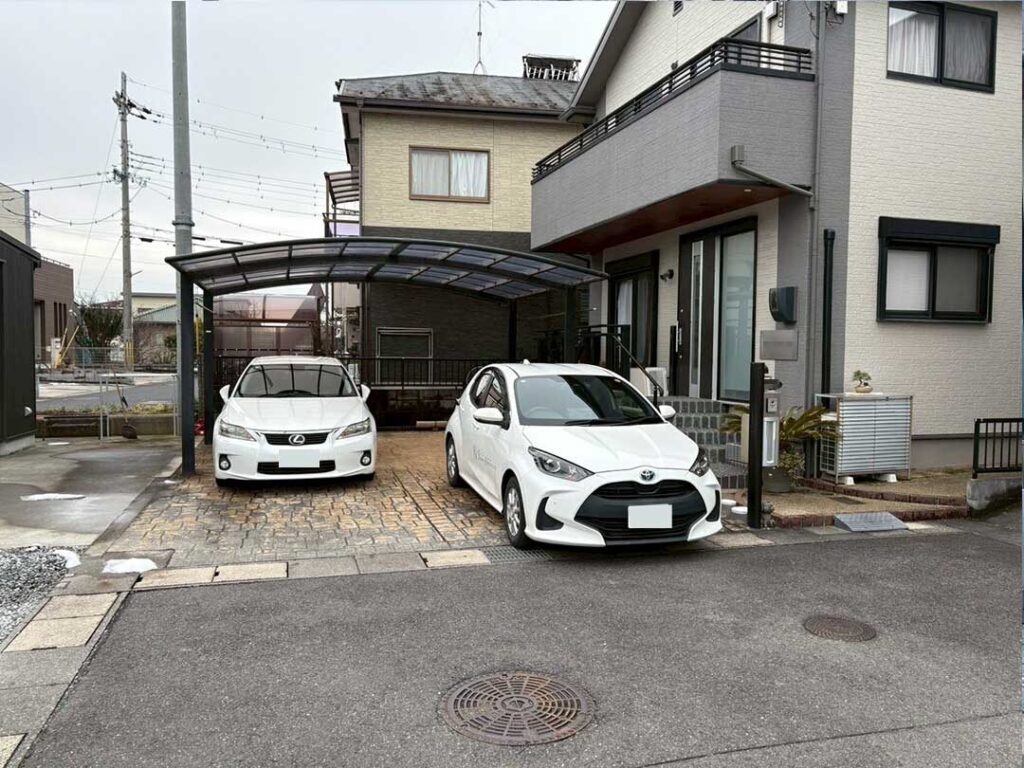 既存を生かして暮らしやすく整えた外構リフォーム　近江八幡市