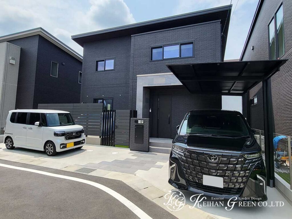 統一感のあるカラーで仕上げたモダンスタイル　大津市